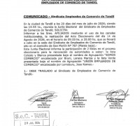 Comunicado Acto Eleccionario